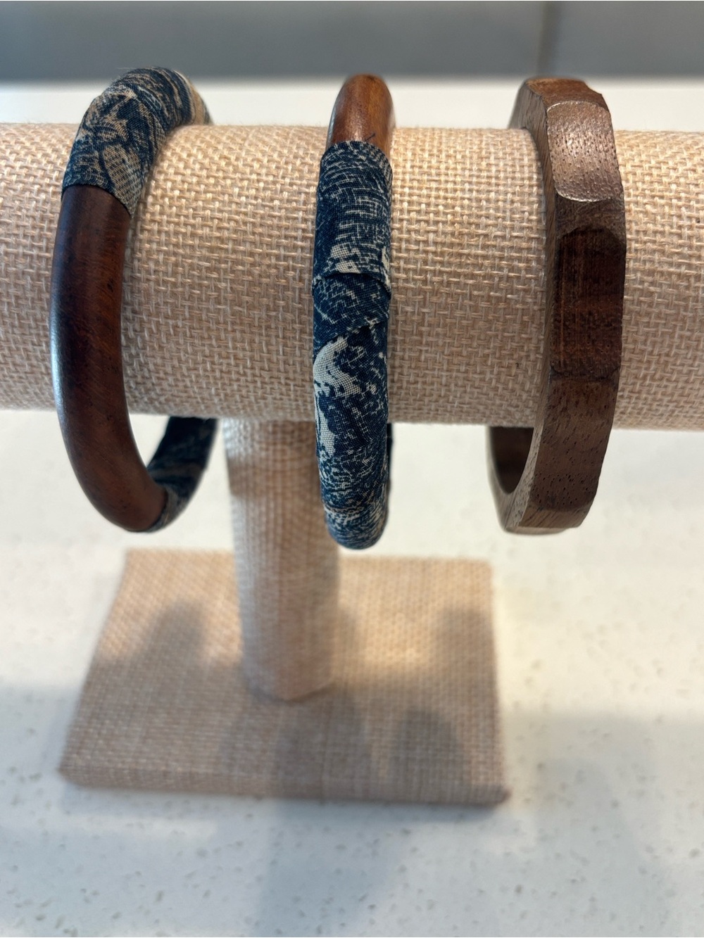Vintage Mixed Bangle Bracelet Lot – Boho Chic Set of 3